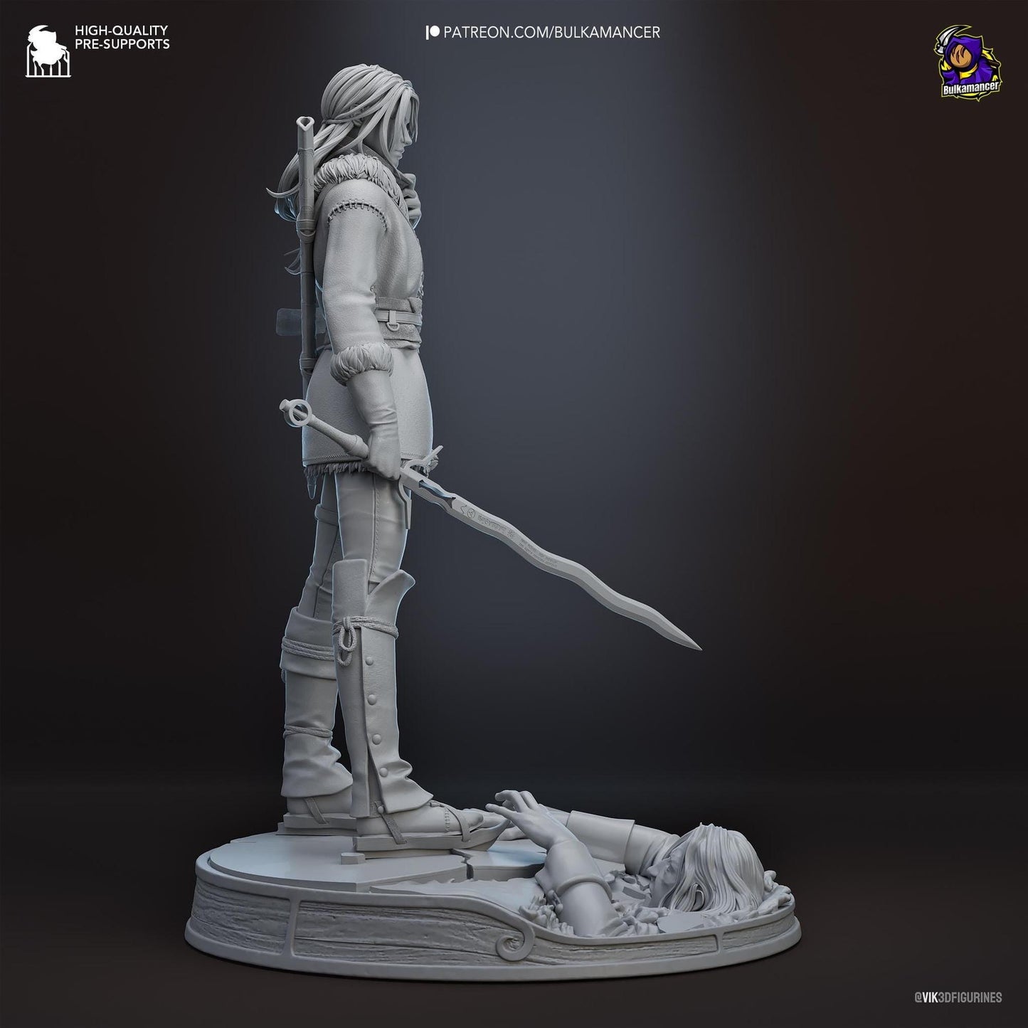 Child of Destiny | Resin Garage Kit Sculpture Anime Video Game Fan Art Statue | Bulkamancer Sculpts