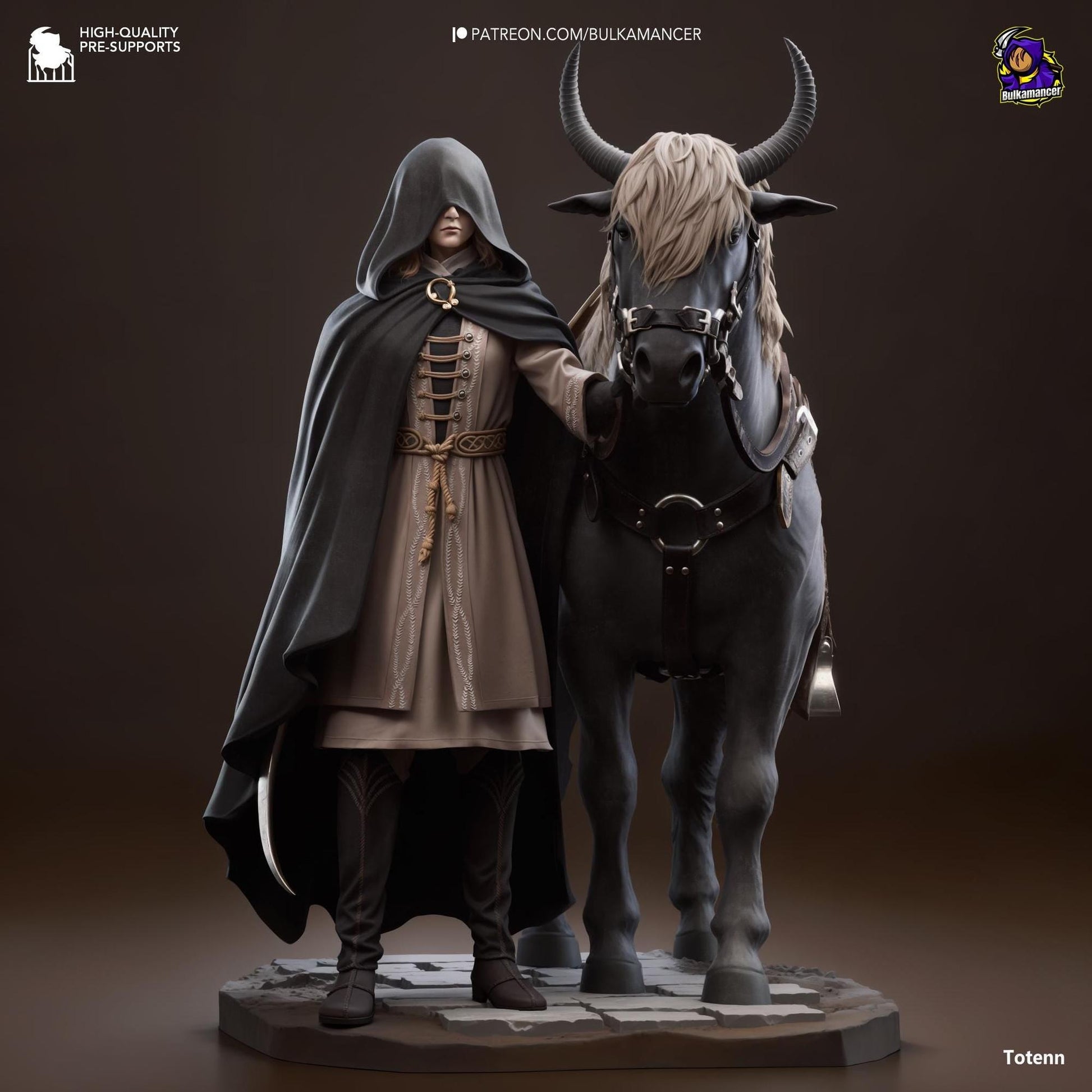 Destined Kindling | Resin Garage Kit Sculpture Anime Video Game Fan Art Statue | Bulkamancer Sculpts