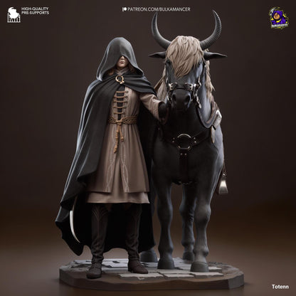 Destined Kindling | Resin Garage Kit Sculpture Anime Video Game Fan Art Statue | Bulkamancer Sculpts