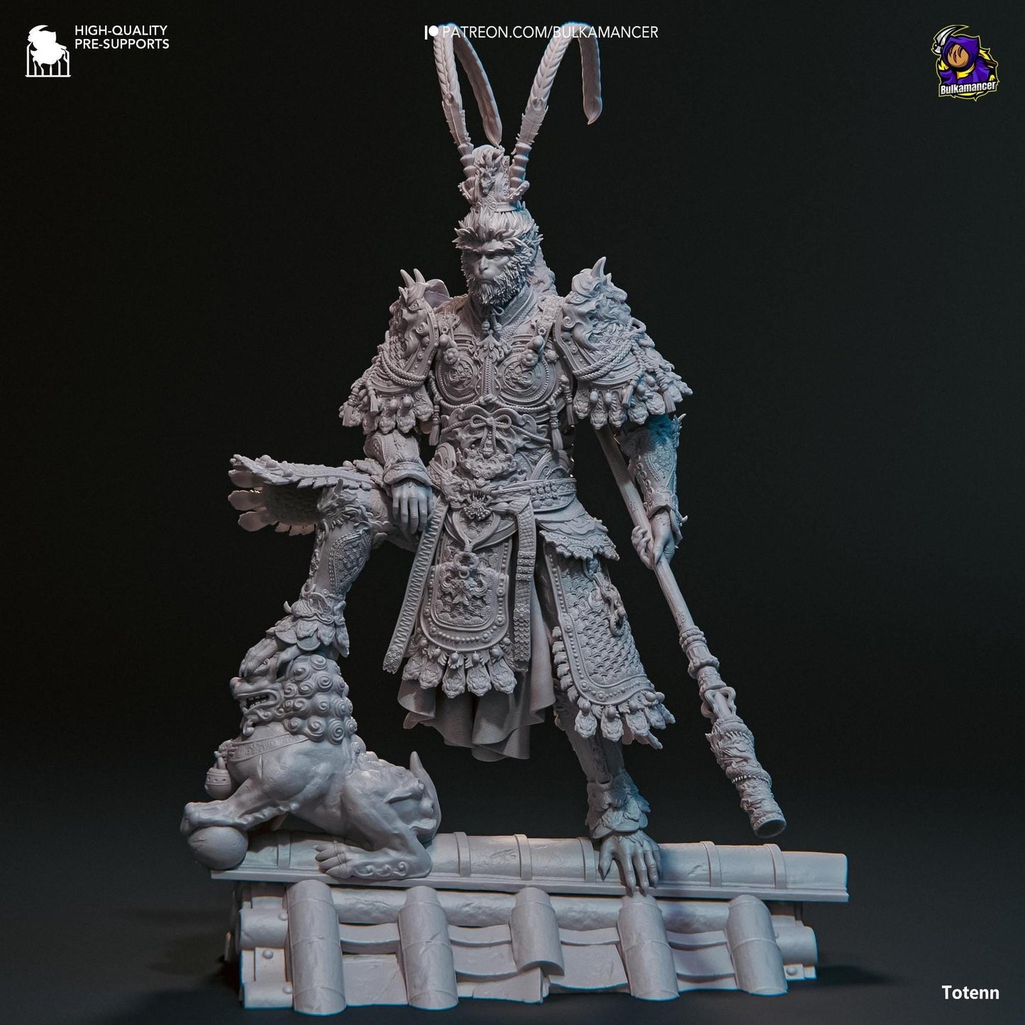 Destined One | Resin Garage Kit Sculpture Anime Video Game Fan Art Statue | Bulkamancer Sculpts