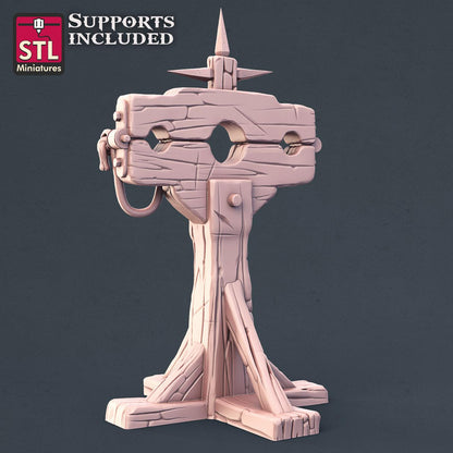 Executioner NPC Set | Tabletop Scale | D&D TTRPG Miniature | STL Miniatures