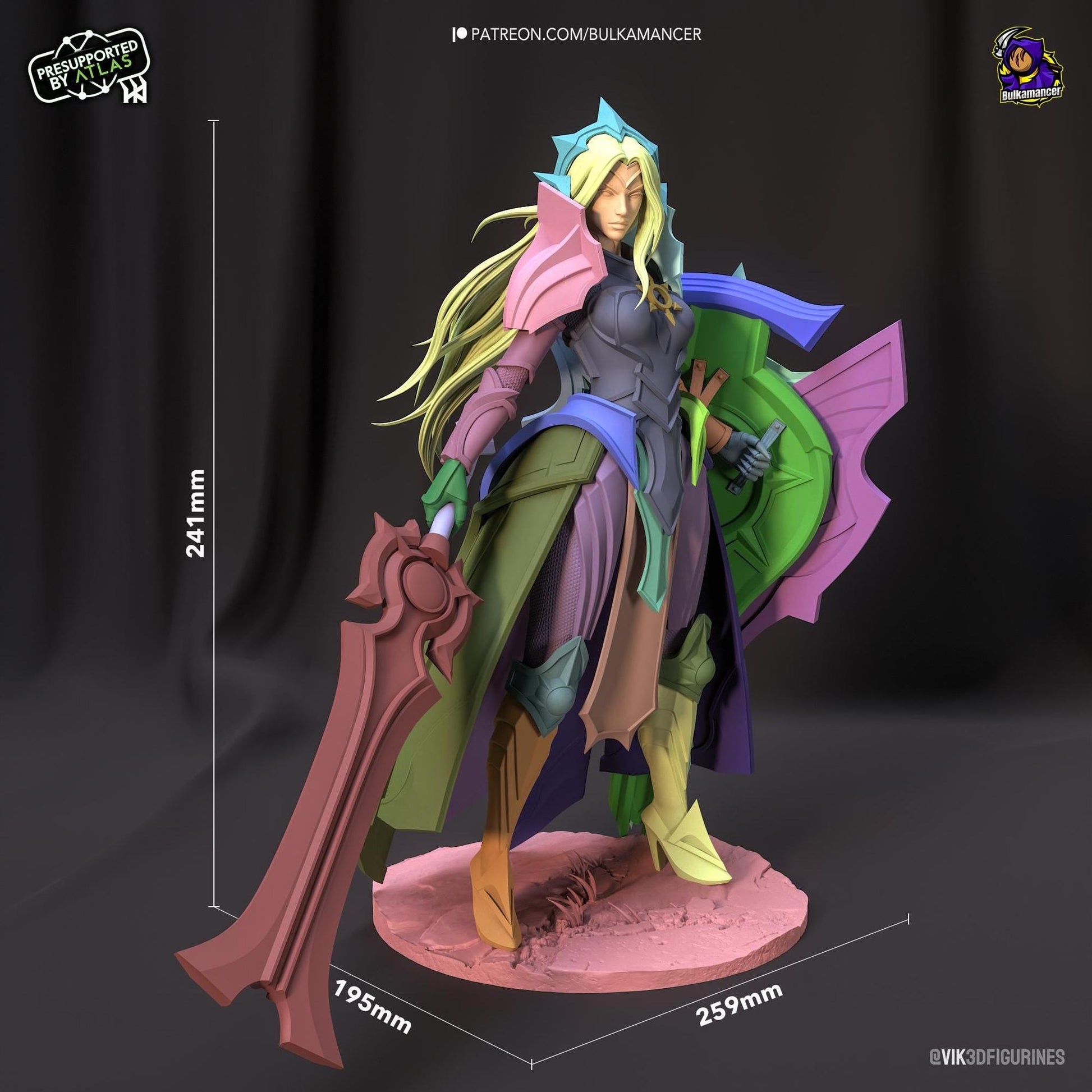 Eclipse Champion | Resin Garage Kit Sculpture Anime Video Game Fan Art Statue | Bulkamancer Sculpts