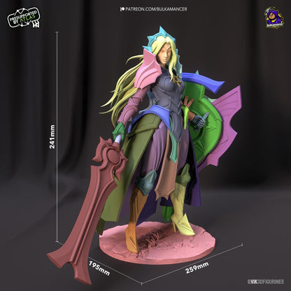 Eclipse Champion | Resin Garage Kit Sculpture Anime Video Game Fan Art Statue | Bulkamancer Sculpts