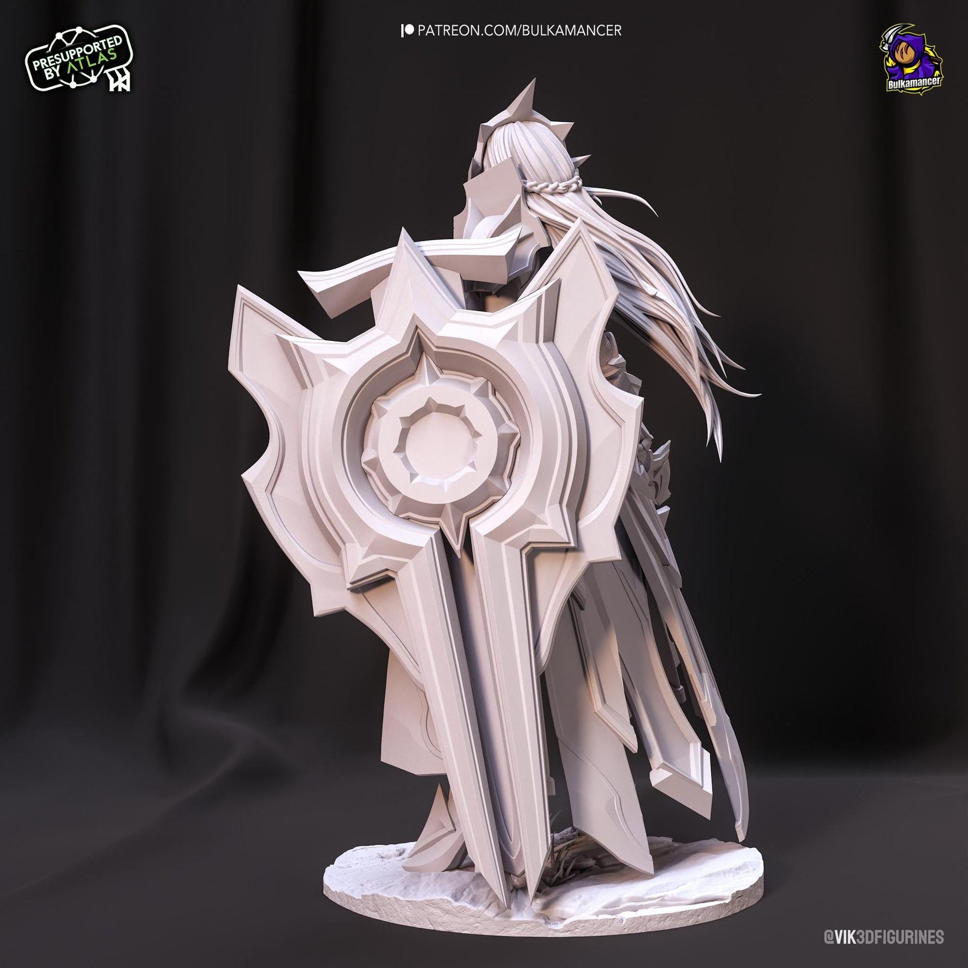 Eclipse Champion | Resin Garage Kit Sculpture Anime Video Game Fan Art Statue | Bulkamancer Sculpts