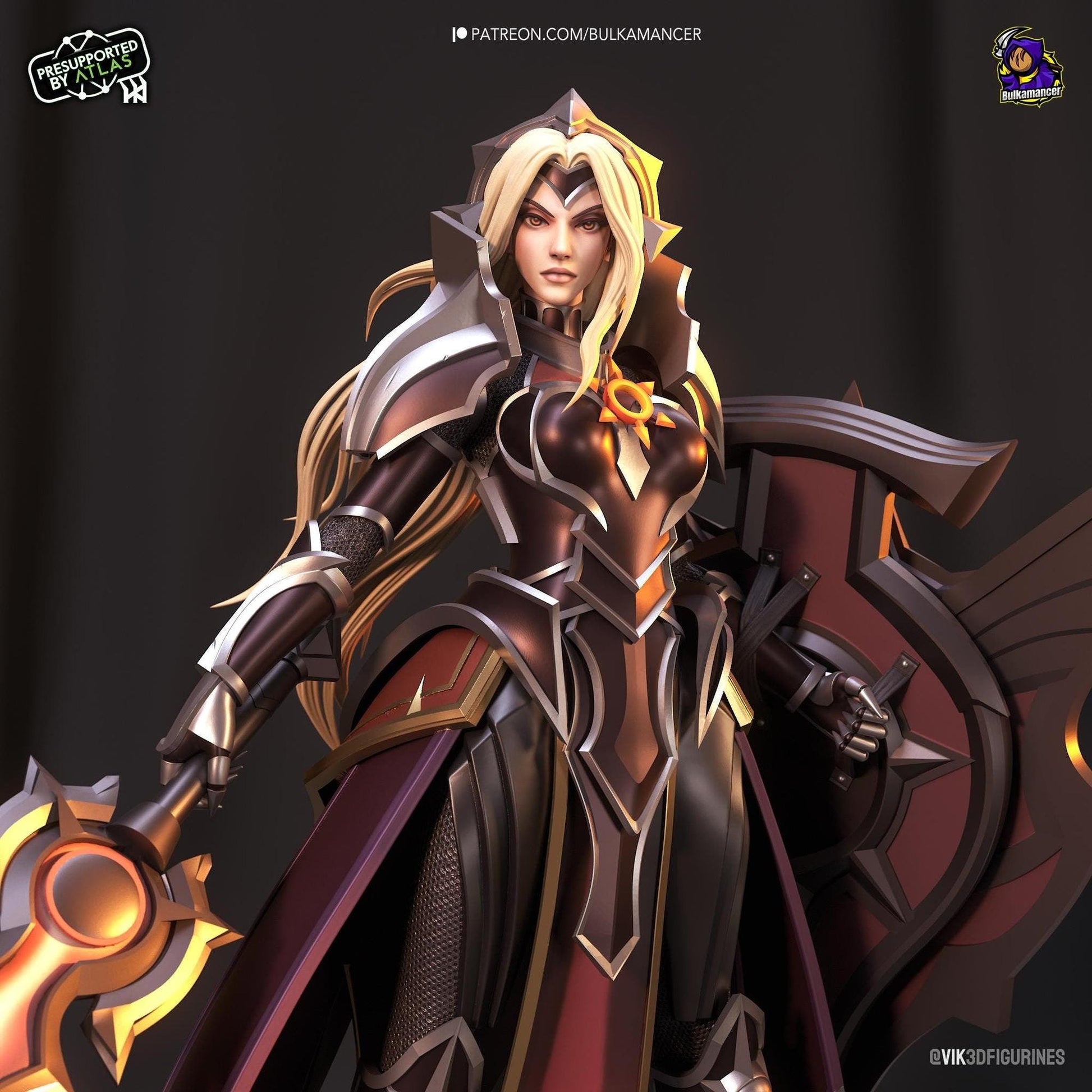 Eclipse Champion | Resin Garage Kit Sculpture Anime Video Game Fan Art Statue | Bulkamancer Sculpts