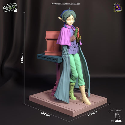 Elven Bodyguard | Resin Garage Kit Sculpture Anime Video Game Fan Art Statue | Bulkamancer Sculpts
