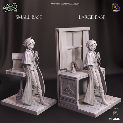 Elven Bodyguard | Resin Garage Kit Sculpture Anime Video Game Fan Art Statue | Bulkamancer Sculpts