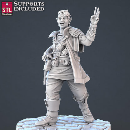 Food Vendors NPC Set | Tabletop Scale | D&D TTRPG Miniature | STL Miniatures