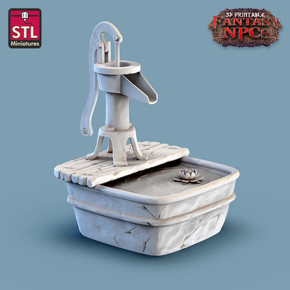 Gardener NPC Set | Tabletop Scale | D&D TTRPG Miniature | STL Miniatures