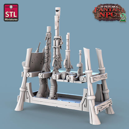 Gunpowder NPC Set | Tabletop Scale | D&D TTRPG Miniature | STL Miniatures