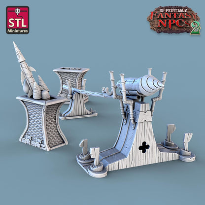 Gunpowder NPC Set | Tabletop Scale | D&D TTRPG Miniature | STL Miniatures