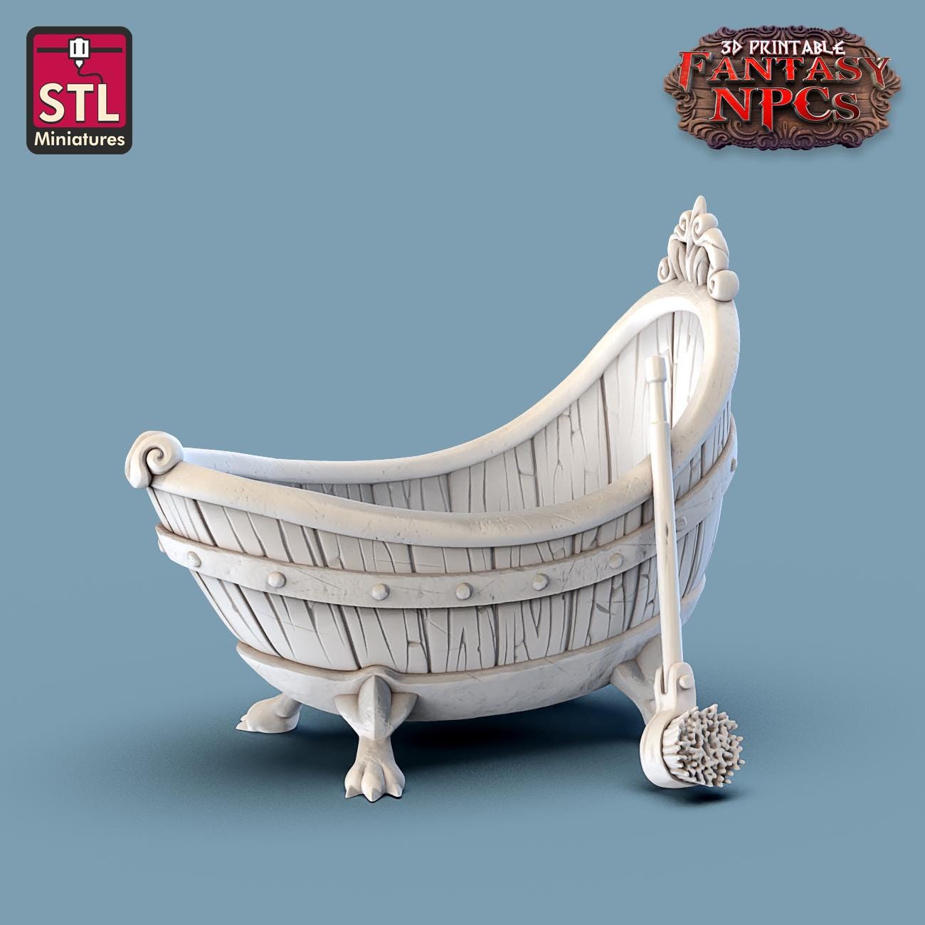 Inn and Tavern NPC Set | Tabletop Scale | D&D TTRPG Miniature | STL Miniatures