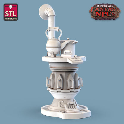 Laundry NPC Set | Tabletop Scale | D&D TTRPG Miniature | STL Miniatures