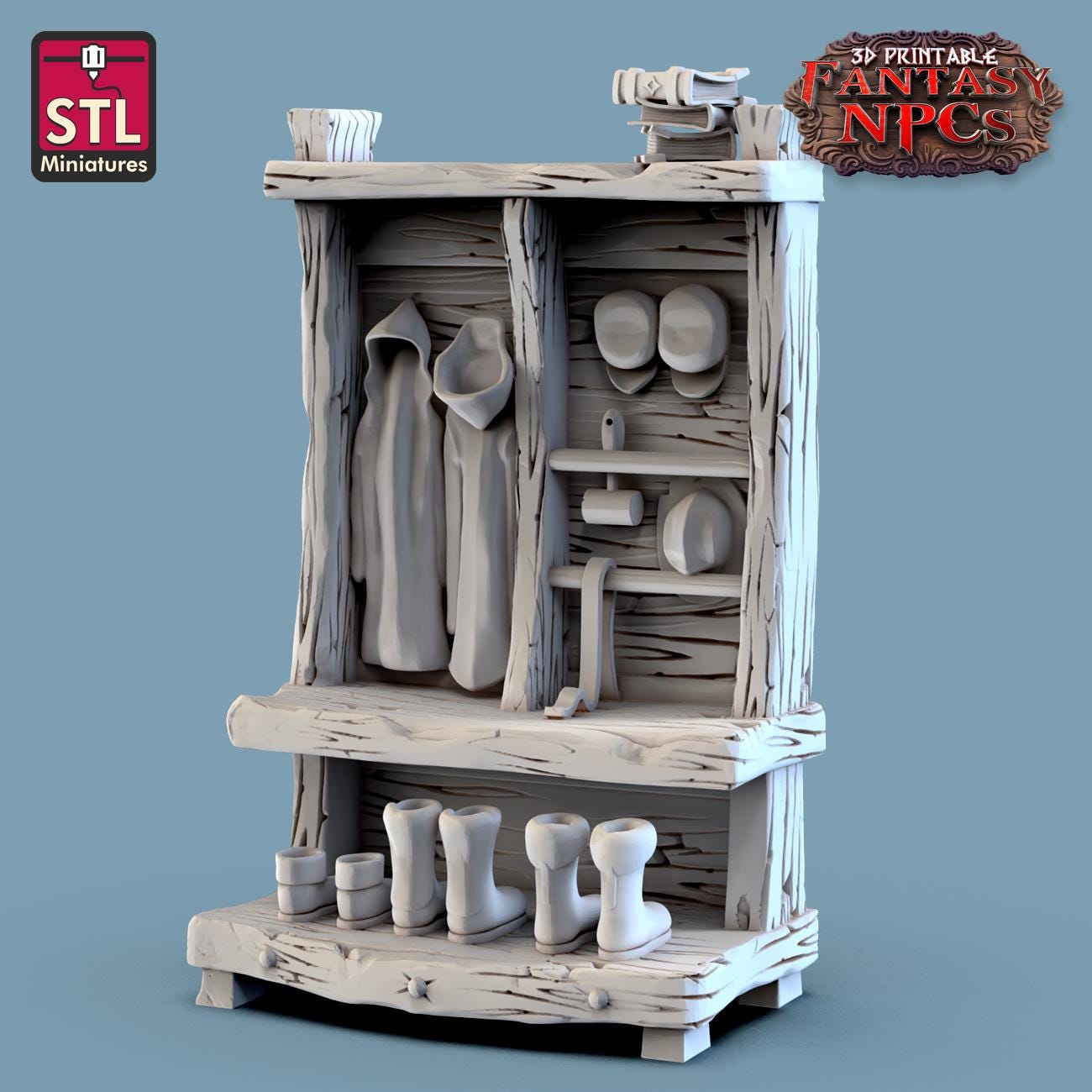 Lighthouse Keeper NPC Set | Tabletop Scale | D&D TTRPG Miniature | STL Miniatures
