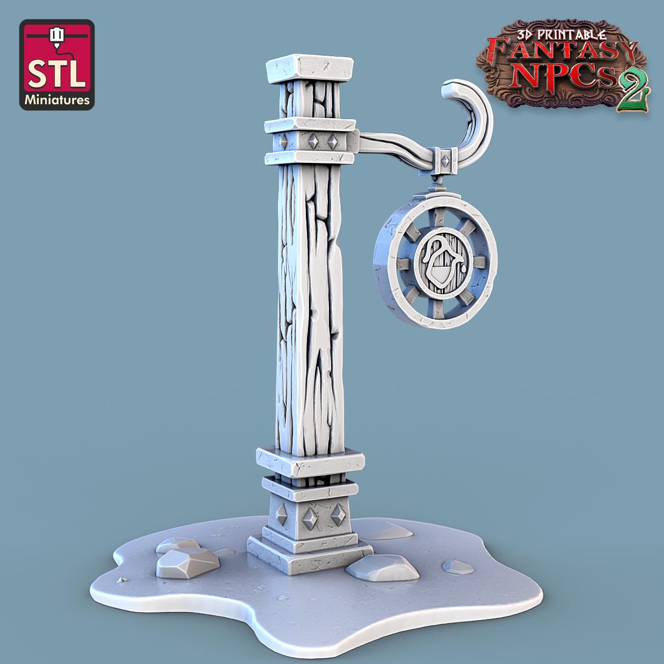 Milkman NPC Set | Tabletop Scale | D&D TTRPG Miniature | STL Miniatures