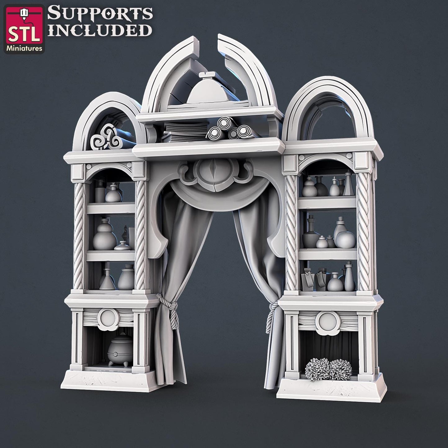 Toxic Vendor Seller NPC Set | Tabletop Scale | D&D TTRPG Miniature | STL Miniatures