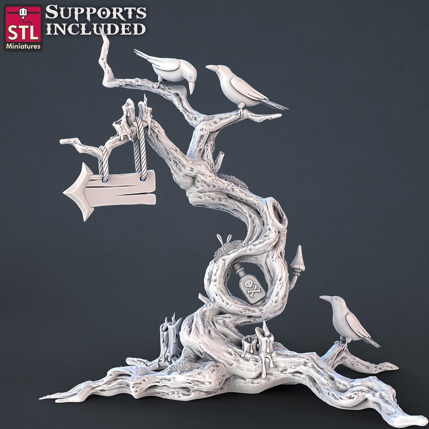 Toxic Vendor Seller NPC Set | Tabletop Scale | D&D TTRPG Miniature | STL Miniatures