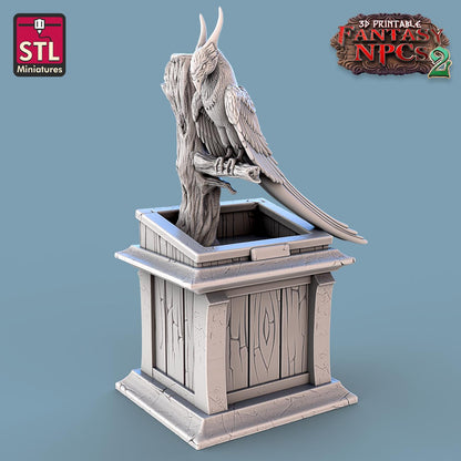 Trophy Hunter NPC Set | Tabletop Scale | D&D TTRPG Miniature | STL Miniatures