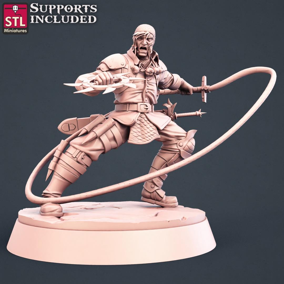 Vampire Hunters NPC Set | Tabletop Scale | D&D TTRPG Miniature | STL Miniatures