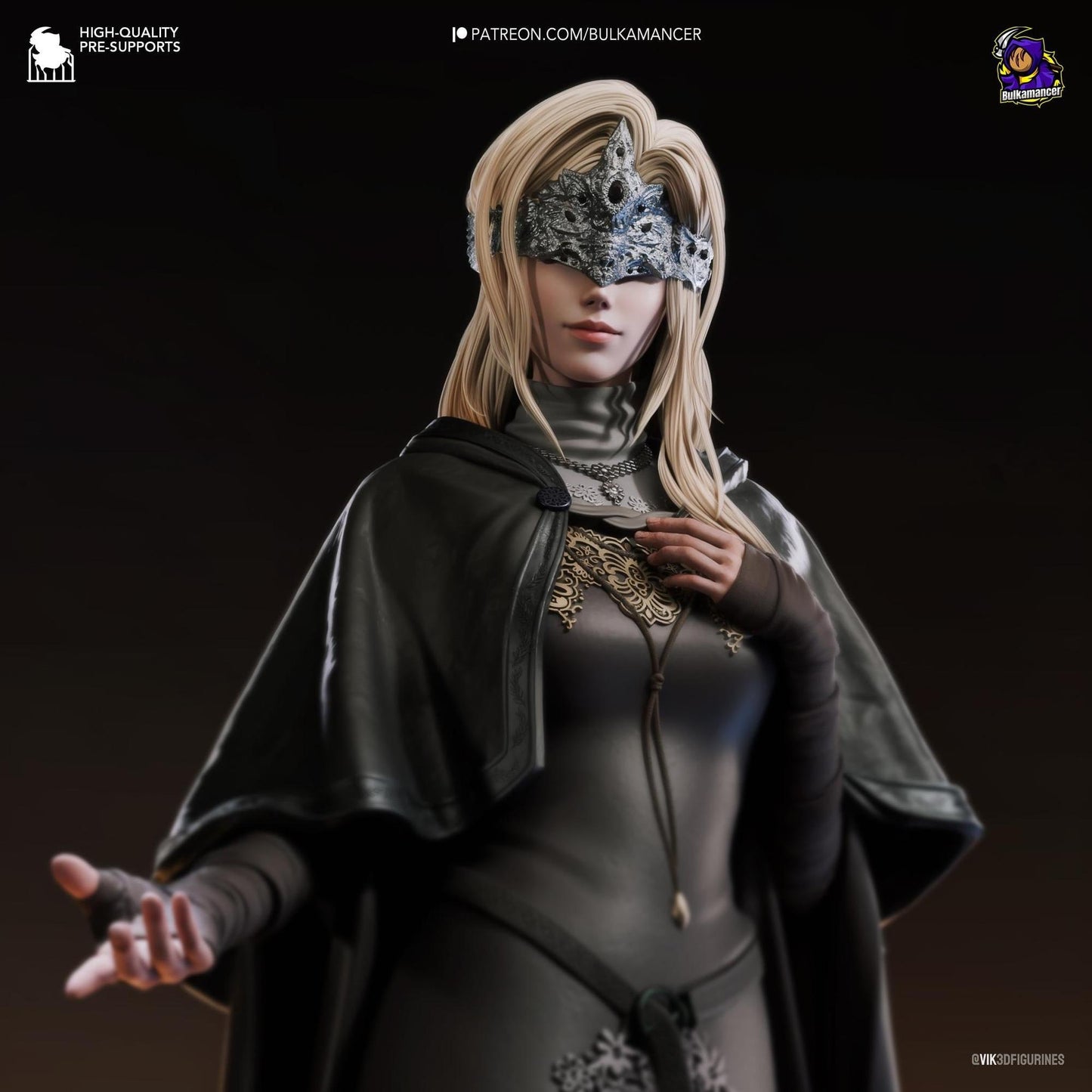 Eyeless Caretaker | Resin Garage Kit Sculpture Anime Video Game Fan Art Statue | Bulkamancer Sculpts