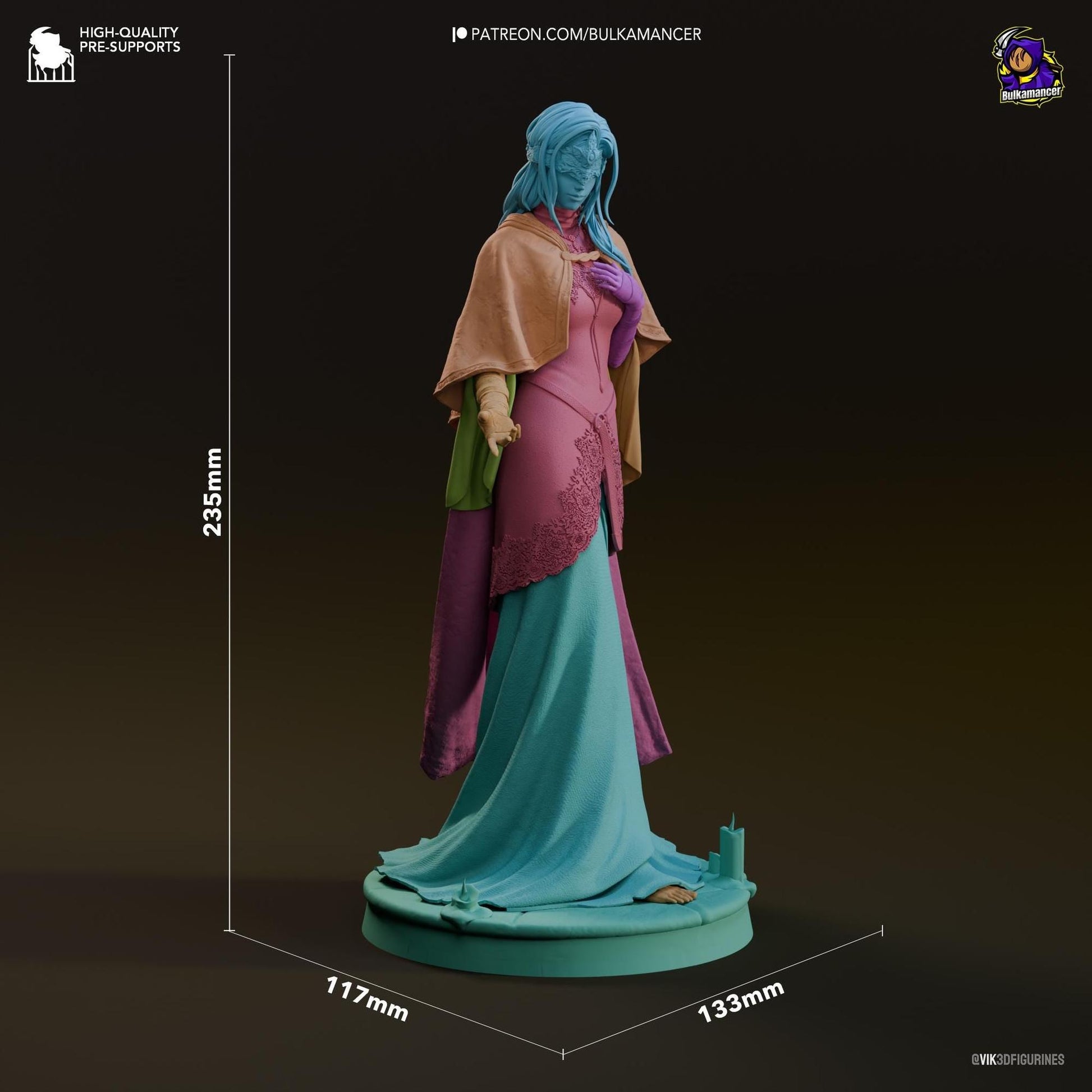 Eyeless Caretaker | Resin Garage Kit Sculpture Anime Video Game Fan Art Statue | Bulkamancer Sculpts