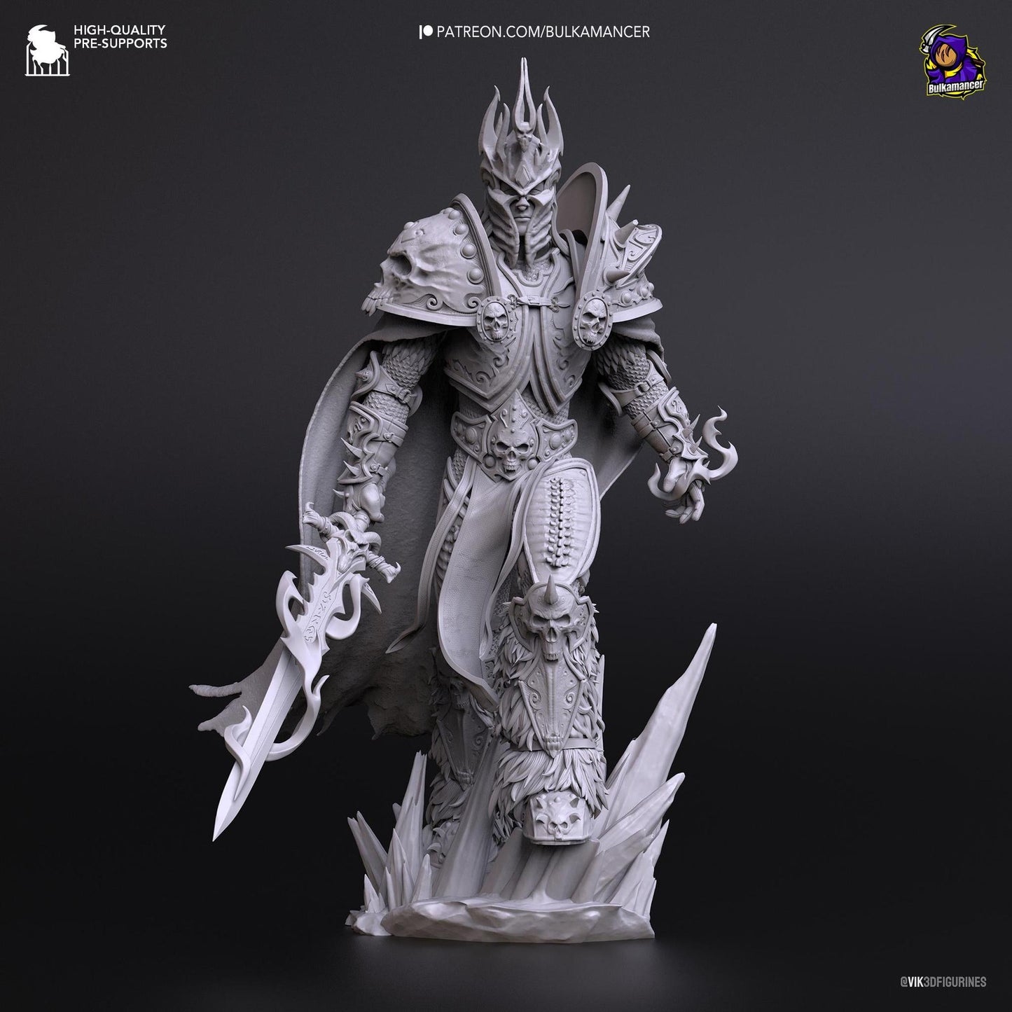 Fallen Prince | Resin Garage Kit Sculpture Anime Video Game Fan Art Statue | Bulkamancer Sculpts