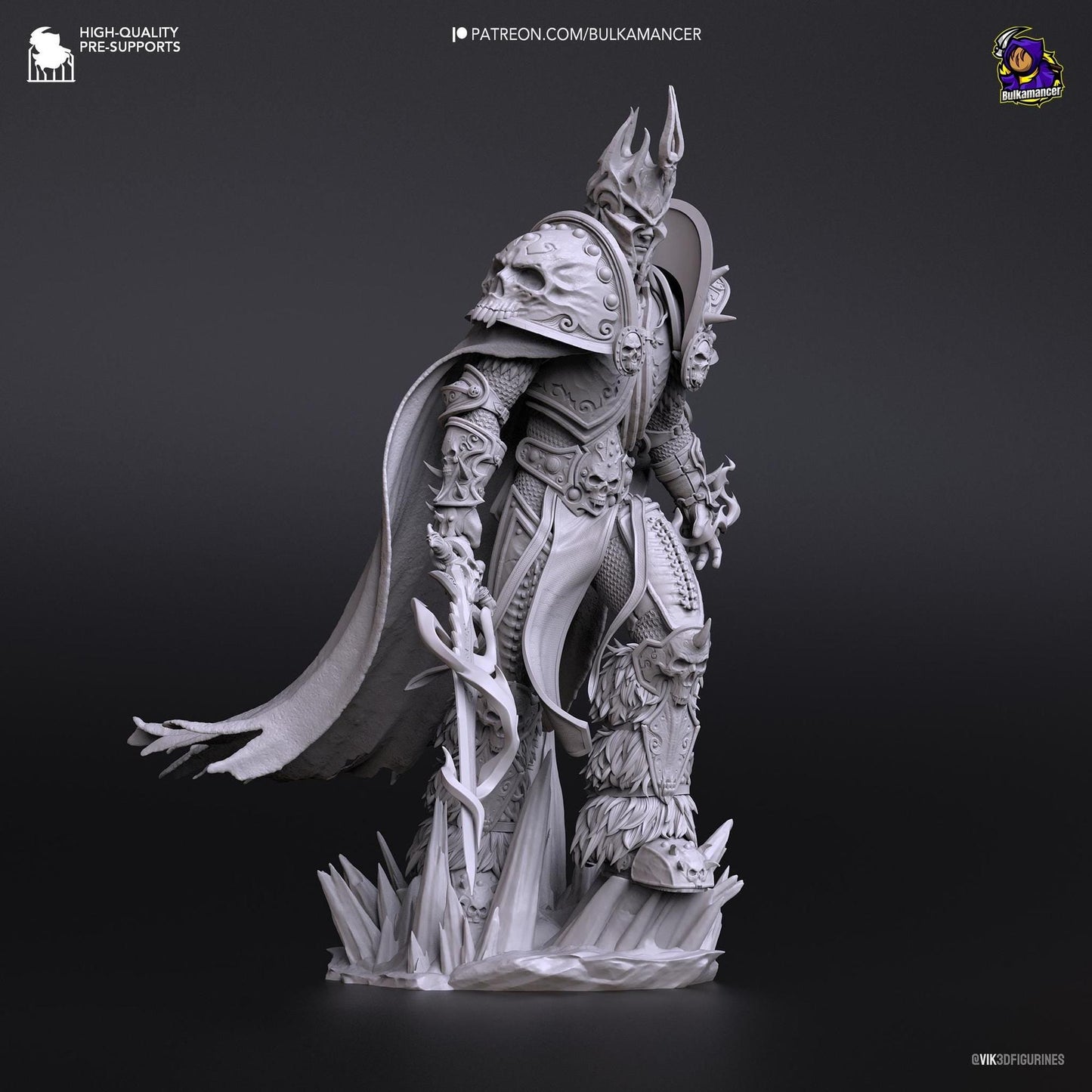 Fallen Prince | Resin Garage Kit Sculpture Anime Video Game Fan Art Statue | Bulkamancer Sculpts