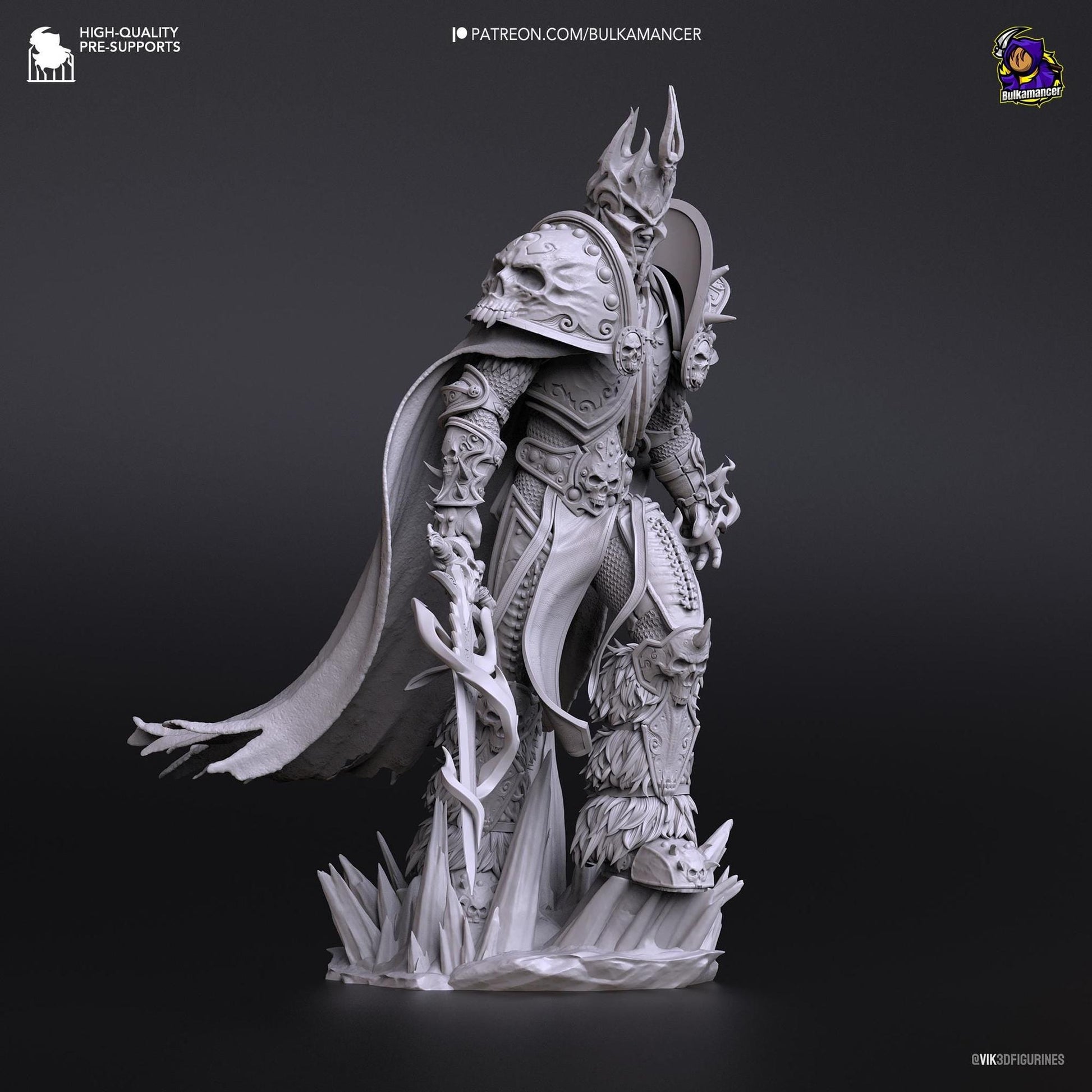 Fallen Prince | Resin Garage Kit Sculpture Anime Video Game Fan Art Statue | Bulkamancer Sculpts