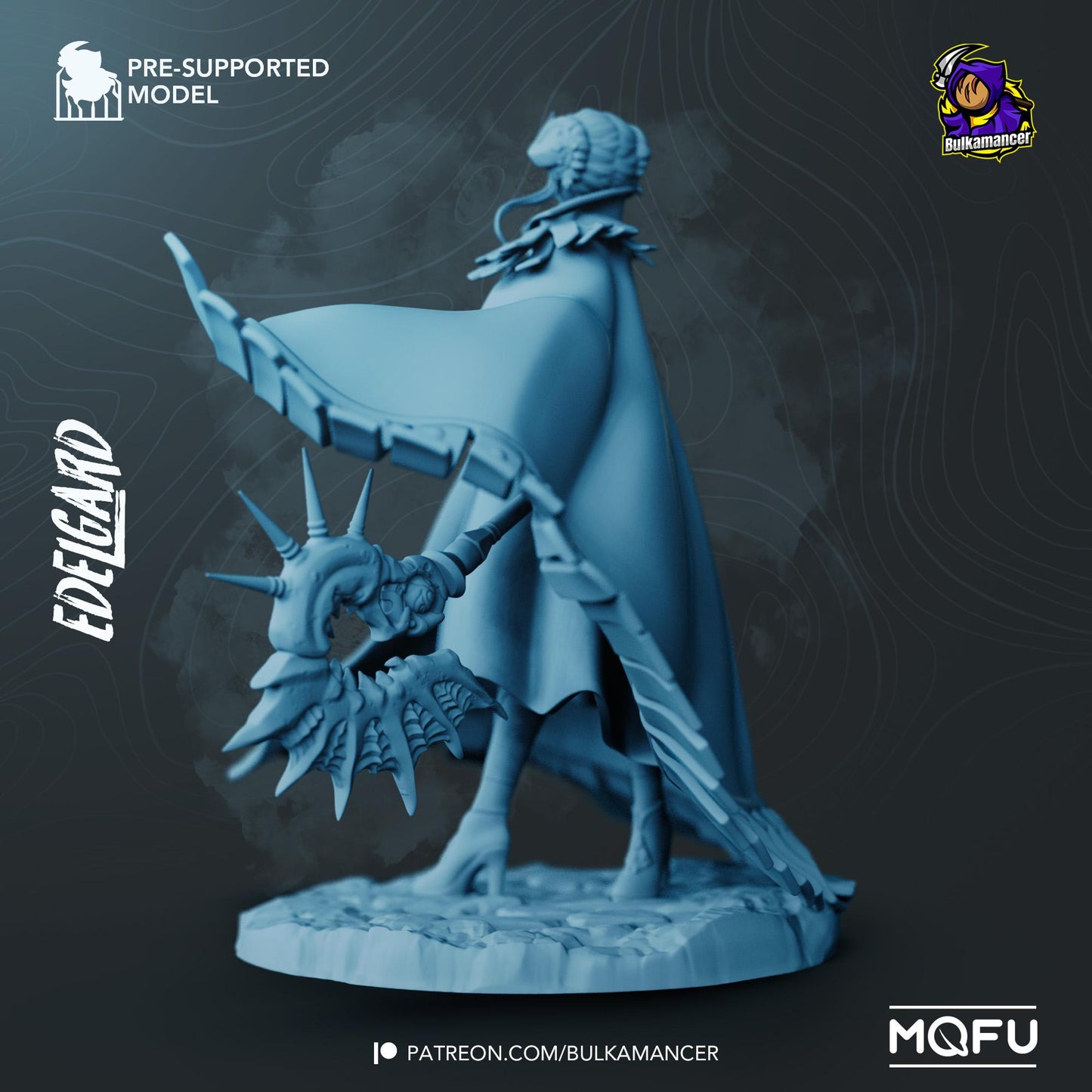 Fiery Empress | Resin Garage Kit Sculpture Anime Video Game Fan Art Statue | Bulkamancer Sculpts