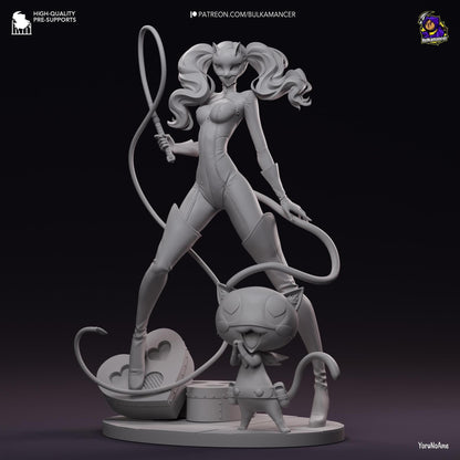 Flashy Panther | Resin Garage Kit Sculpture Anime Video Game Fan Art Statue | Bulkamancer Sculpts