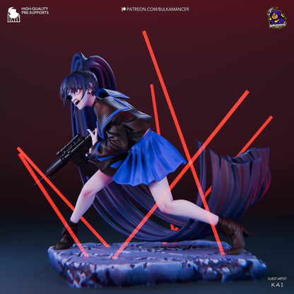 Forthright Rebel | Resin Garage Kit Sculpture Anime Video Game Fan Art Statue | Bulkamancer Sculpts