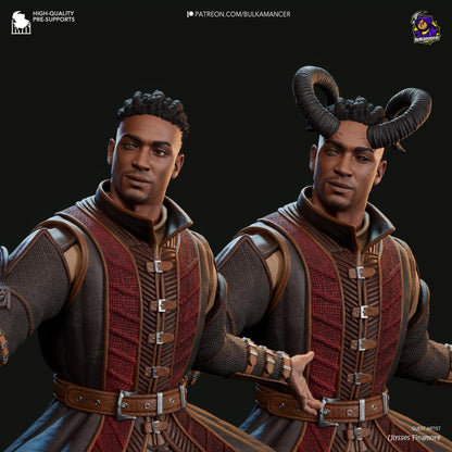 Frontier Warlock | Resin Garage Kit Sculpture Anime Video Game Fan Art Statue | Bulkamancer Sculpts