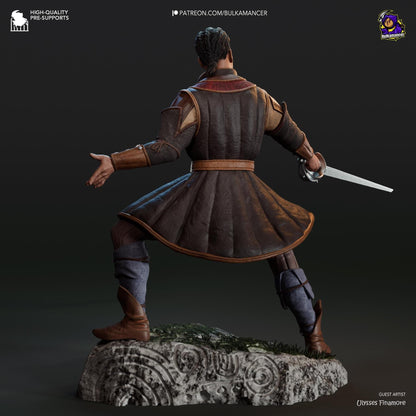 Frontier Warlock | Resin Garage Kit Sculpture Anime Video Game Fan Art Statue | Bulkamancer Sculpts