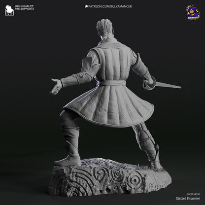 Frontier Warlock | Resin Garage Kit Sculpture Anime Video Game Fan Art Statue | Bulkamancer Sculpts