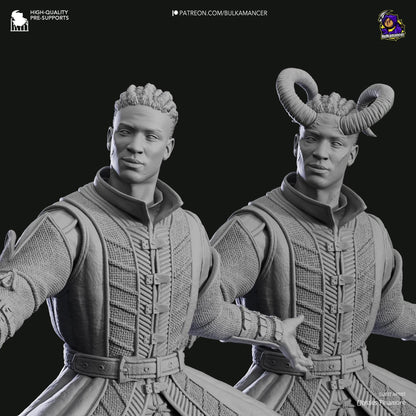 Frontier Warlock | Resin Garage Kit Sculpture Anime Video Game Fan Art Statue | Bulkamancer Sculpts