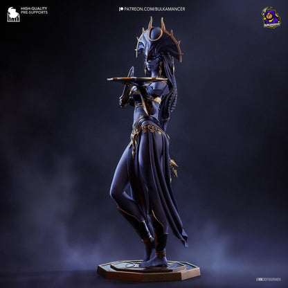 Goddess of Darkness | Resin Garage Kit Sculpture Anime Video Game Fan Art Statue | Bulkamancer Sculpts