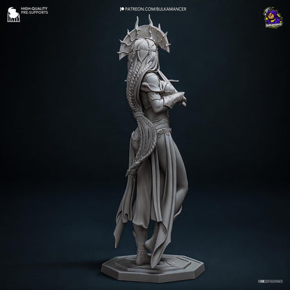 Goddess of Darkness | Resin Garage Kit Sculpture Anime Video Game Fan Art Statue | Bulkamancer Sculpts