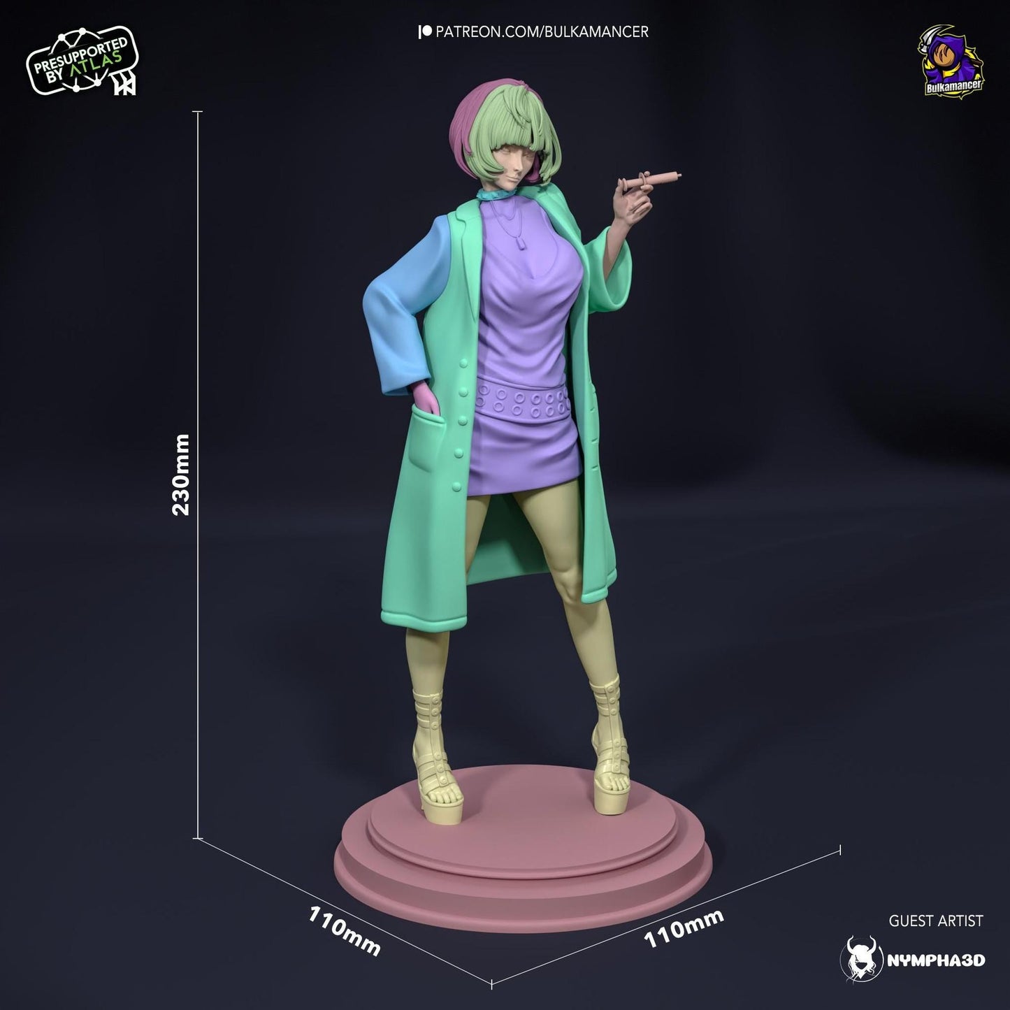 Goth Doctor | Resin Garage Kit Sculpture Anime Video Game Fan Art Statue | Bulkamancer Sculpts