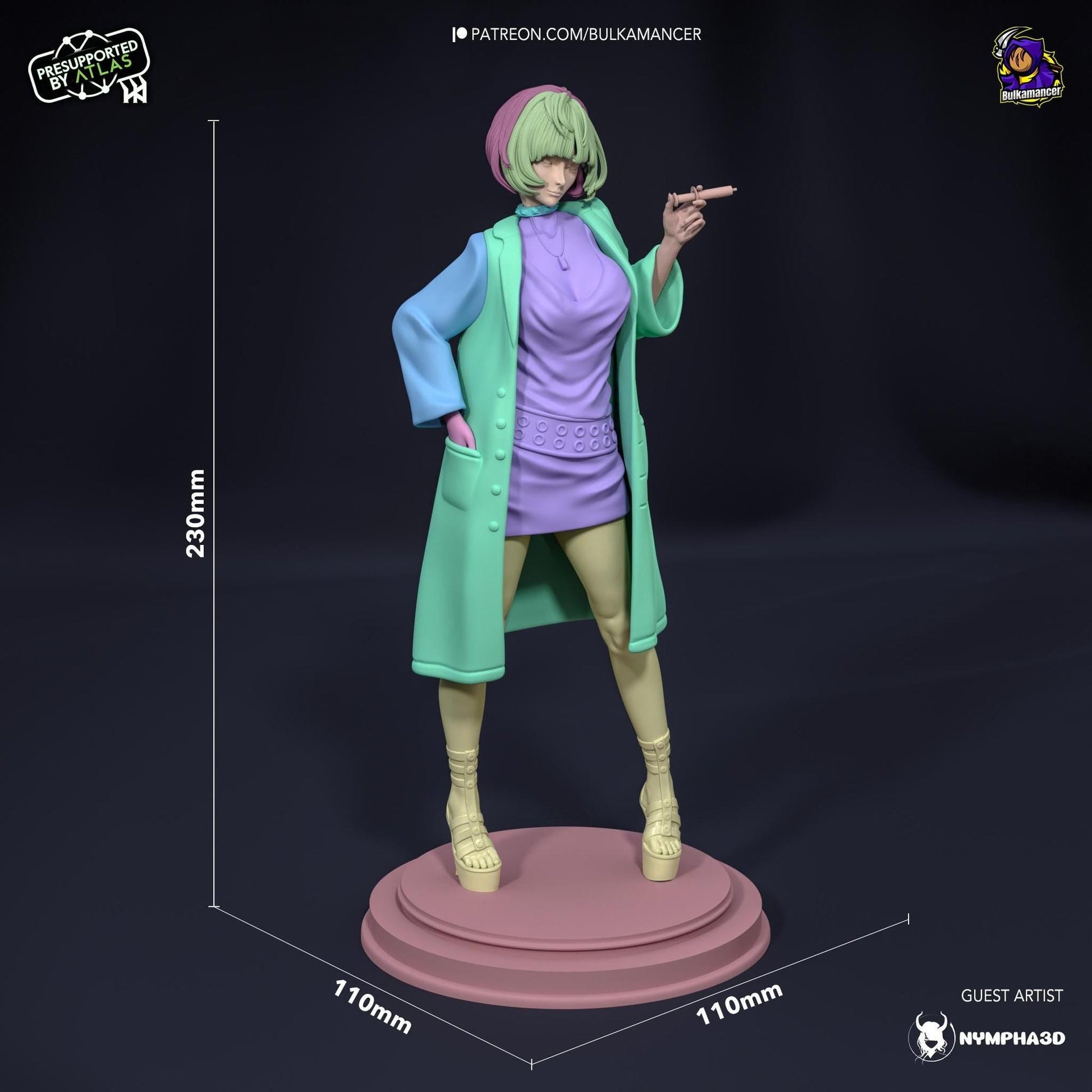 Goth Doctor | Resin Garage Kit Sculpture Anime Video Game Fan Art Statue | Bulkamancer Sculpts