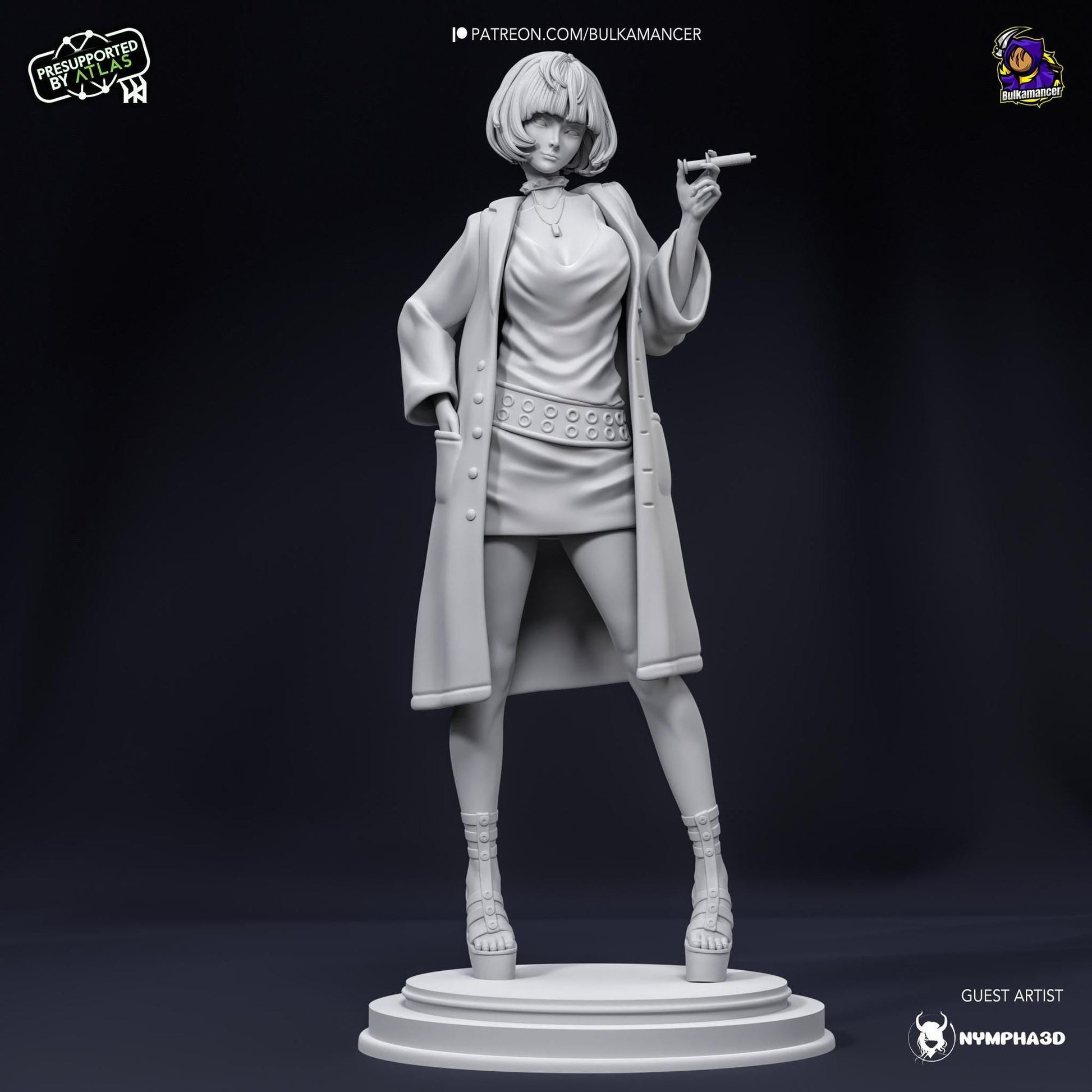 Goth Doctor | Resin Garage Kit Sculpture Anime Video Game Fan Art Statue | Bulkamancer Sculpts