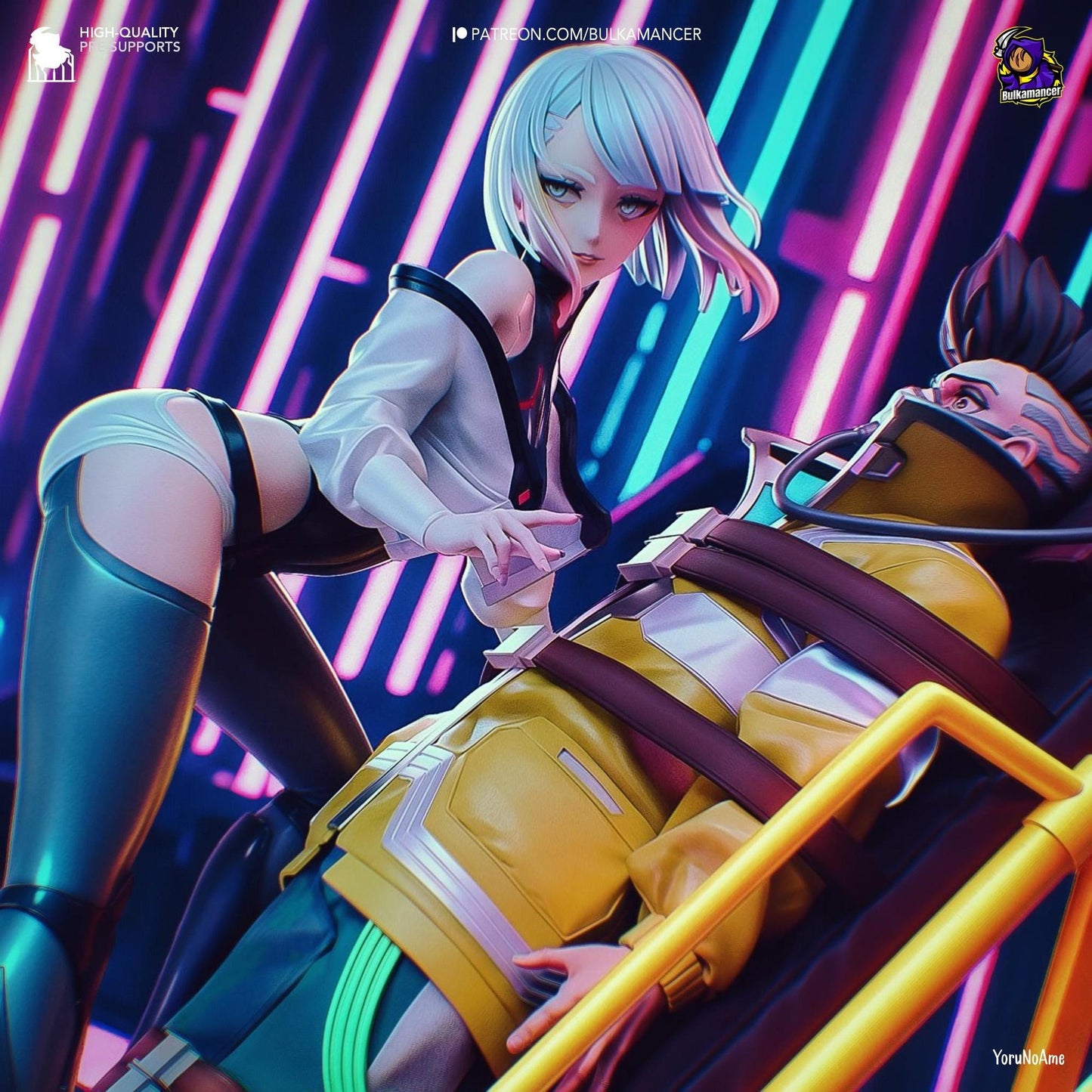 Healthcare Plan | Resin Garage Kit Sculpture Anime Video Game Fan Art Statue | Bulkamancer Sculpts