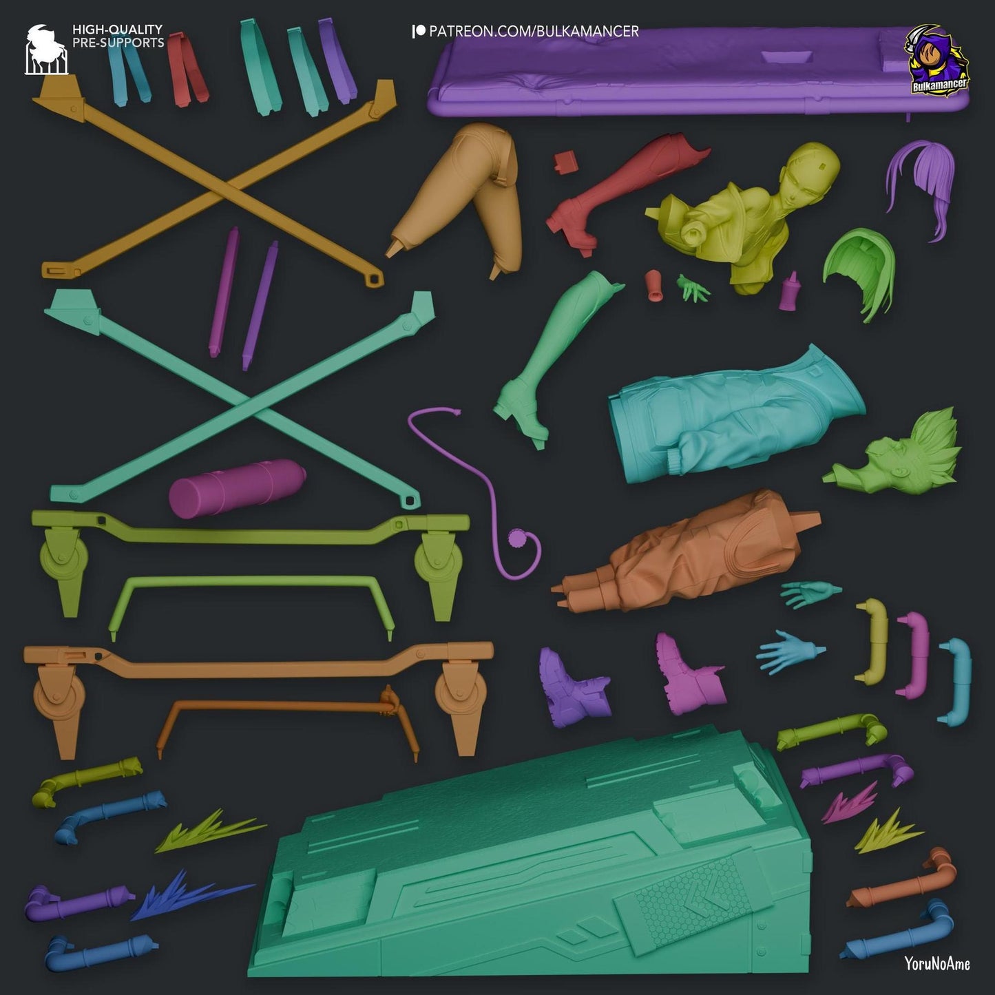 Healthcare Plan | Resin Garage Kit Sculpture Anime Video Game Fan Art Statue | Bulkamancer Sculpts