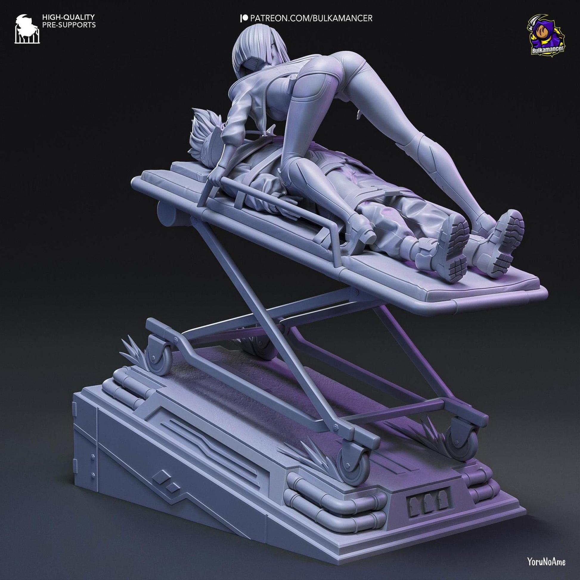 Healthcare Plan | Resin Garage Kit Sculpture Anime Video Game Fan Art Statue | Bulkamancer Sculpts