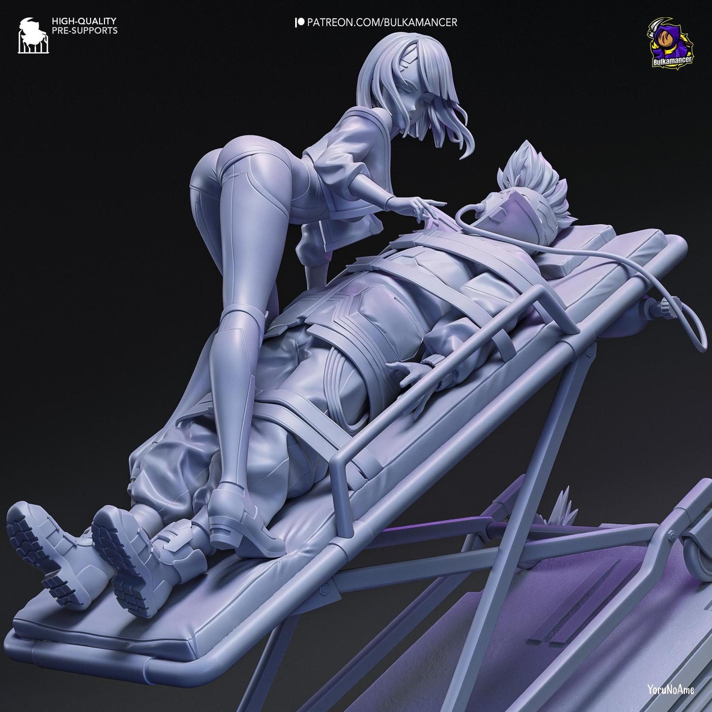 Healthcare Plan | Resin Garage Kit Sculpture Anime Video Game Fan Art Statue | Bulkamancer Sculpts