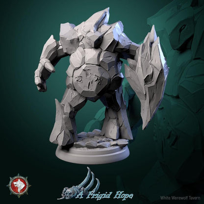 Crysalith Guardians | TABLETOP SCALE | TTRPG Miniature | White Werewolf Tavern | Unpainted, Unplated Resin 8k