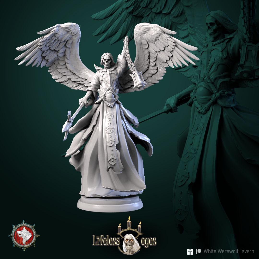 Necromancer Casters | TABLETOP SCALE | TTRPG D&D Miniature | White Werewolf Tavern