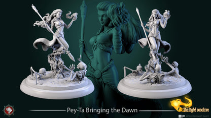 Pey-Ta, Necromancer | D&D TTRPG Miniature | White Werewolf Tavern