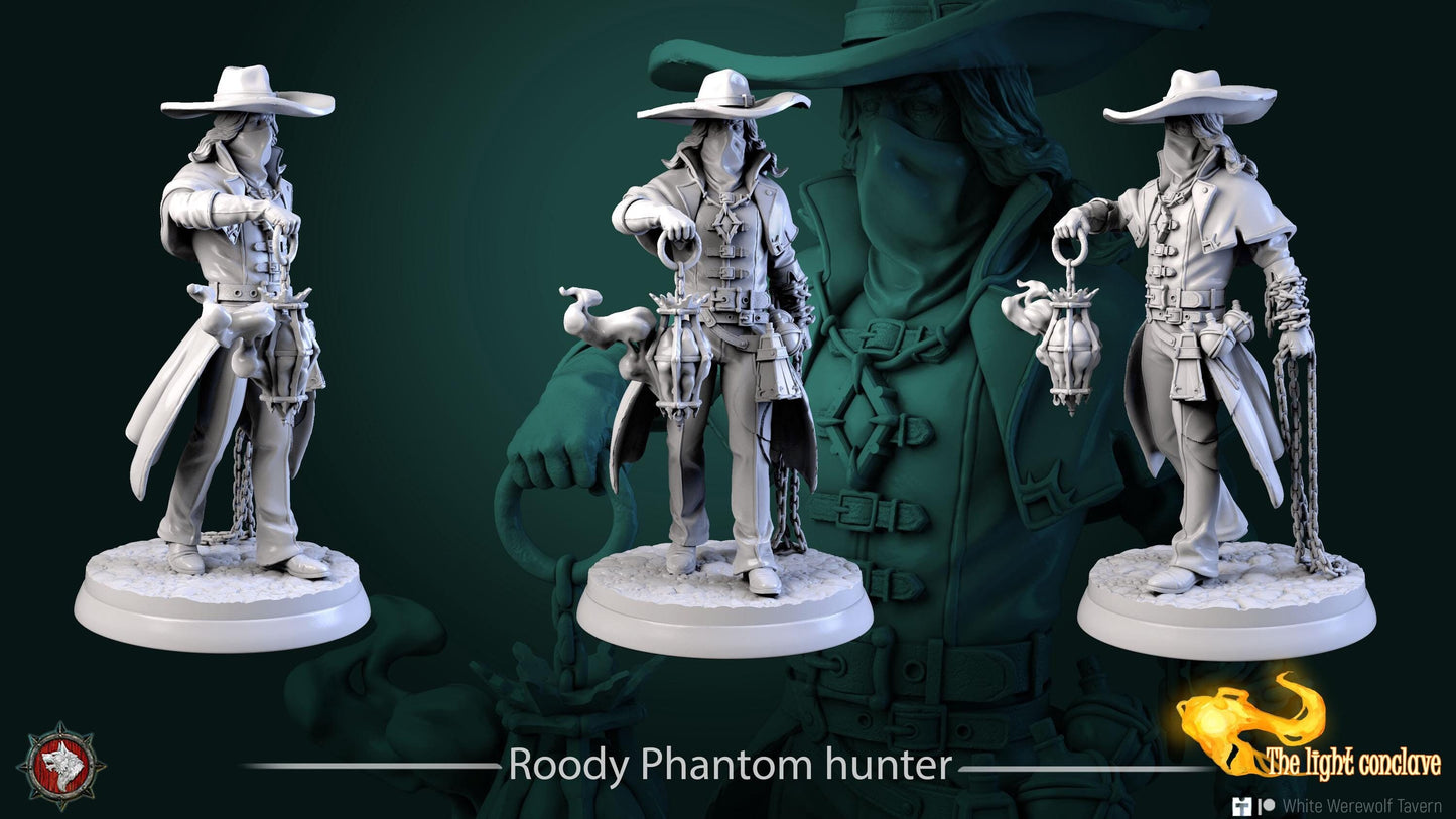 Phantom Hunter | D&D TTRPG Miniature | White Werewolf Tavern