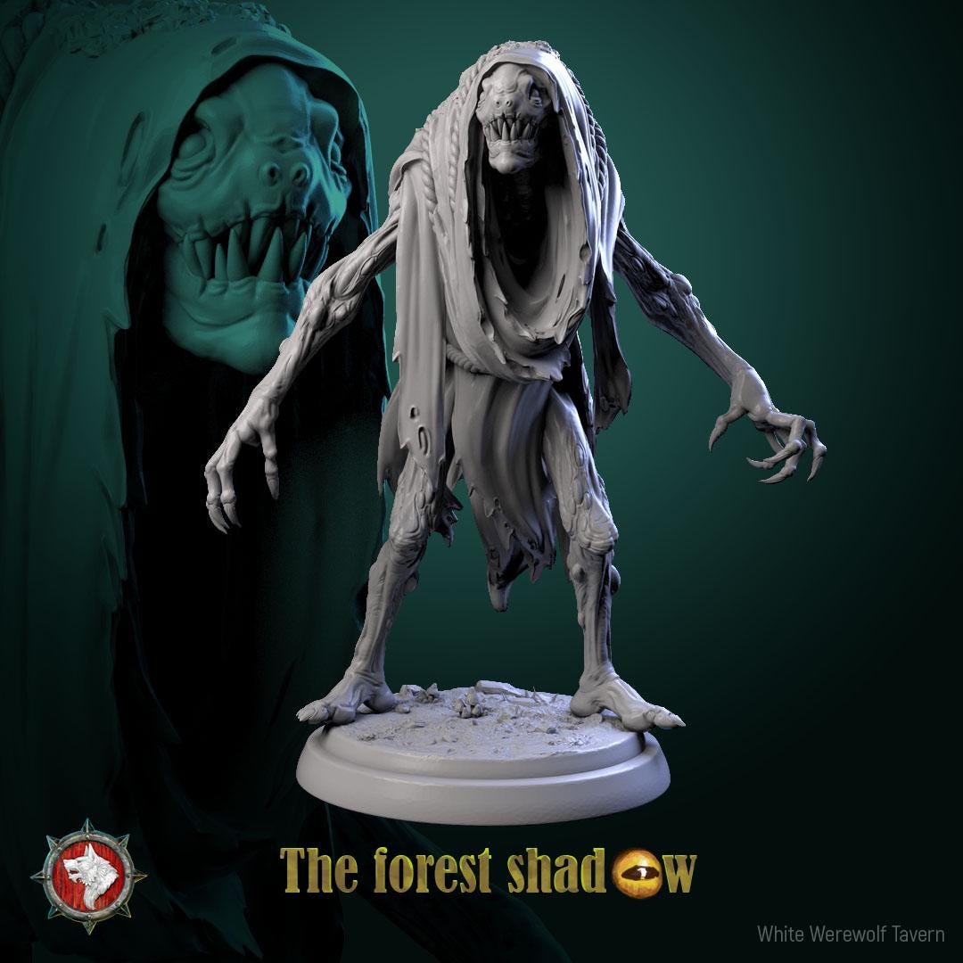 Poisoned Walkers | TABLETOP SCALE | TTRPG D&D Miniature | White Werewolf Tavern