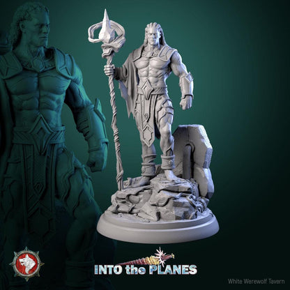 Rag the Earth Genasi | D&D TTRPG Miniature | White Werewolf Tavern